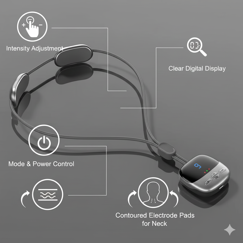 Mini Portable Neck Massager